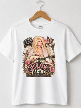 Dolly Parton RIP Shirt, Dolly Parton Memorial Tee
